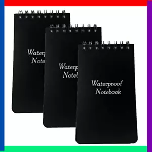 3pcs Waterproof Notebook, 3 x 5" Police Notepad, Write in the Rain Pocket Note - Picture 1 of 7