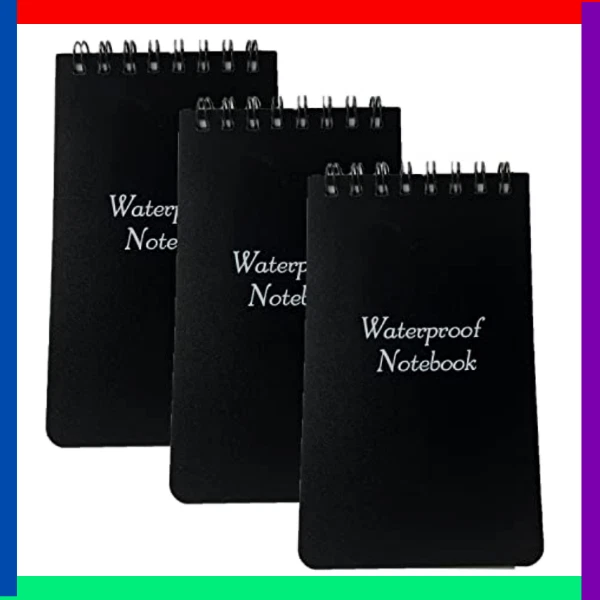  3pcs Waterproof Notebook, 3 x 5" Police Notepad, Write in the Rain Pocket Note - Image 1 of 4