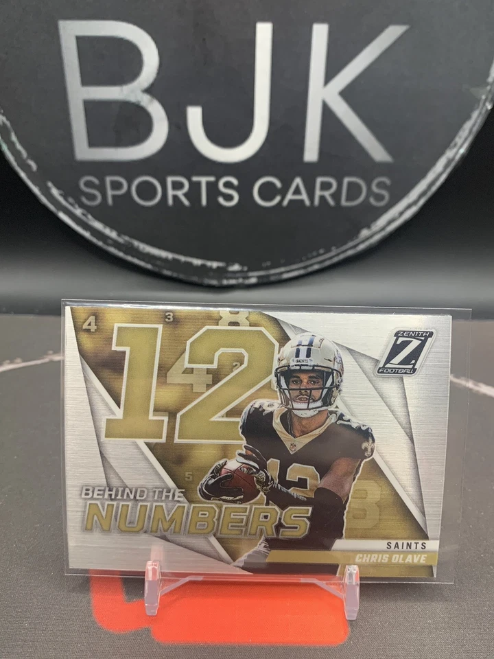 2022 Panini Zenith Behind the Numbers Chris Olave RC Saints - Image 1 of 1