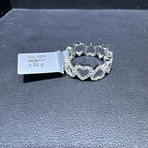 Heart Around The Ring Stone Shape Size 7 - Picture 1 of 7