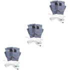  3 Pairs USB Heating Gloves Electric Heated Adjustable Thermal Double Sided