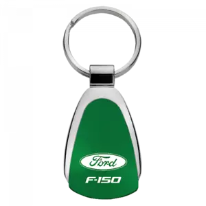 Ford F-150 Green Teardrop Key Chain Logo Key Ring Official Licensed - Picture 1 of 1