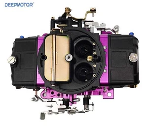 750 CFM Carburetor Double Pumper Mechanical Secondary with Manual Choke Aluminum - Foto 1 di 6