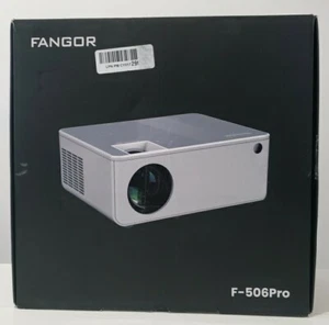 FANGOR 1080P HD Projector, WiFi Bluetooth Projector bundle - F506Pro - Picture 1 of 8