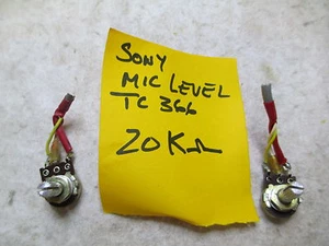 Sony TC366 Mikrofon Level Record Pot - je einer - Bild 1 von 1