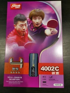Double Happiness R4002C Table Tennis Racket (Long Handle) with Case - Picture 1 of 3