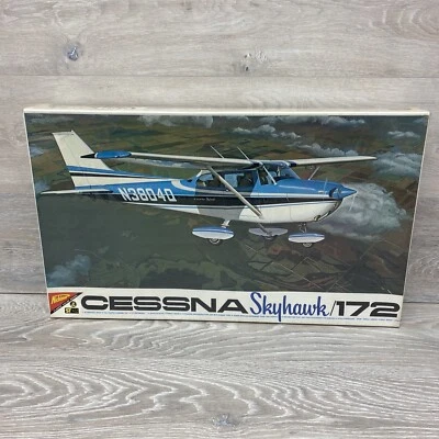 Nichimo Cessna Skyhawk 172 Model Kit 1:20 S-2002-3500 SEALED - Image 1 of 4