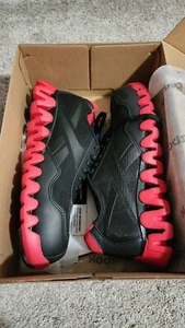 ZIG PULSE WORK Men's Composite Safety Work Shoe - Black/Red New In Box Size 8.5 - Picture 1 of 3