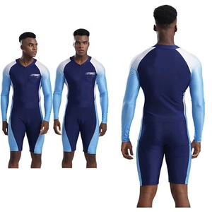 Costume da bagno uomo comprimibile canottaggio costume da bagno leggero skin - Foto 1 di 21