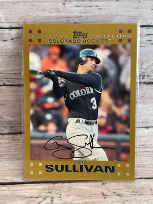 2007 Topps Gold (serial #'d/2007) - #205 Cory Sullivan - Image 1 of 2