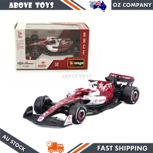 Bburago 1:43 2022 F1 Team Alfa Romeo C42 #77 Bottas Diecast Racing Car Model - Picture 1 of 6
