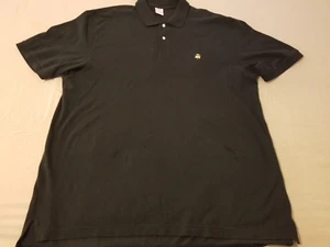 Mens Brooks Brothers Polo Shirt 2XL XXL Navy Blue Cotton - Picture 1 of 7
