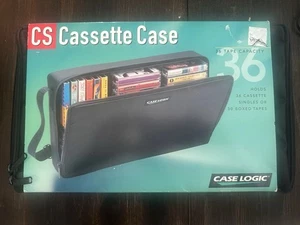 Case Logic Cassette Tape Carrying Case Holds 36 Cassettes Nylon - Picture 1 of 5