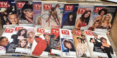 TV Guide Magazine Lot of 30 Issues From 1984 Classic Television Collectibles - Image 1 of 4
