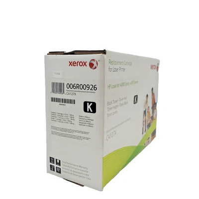 Xerox Replacement Black Toner Cartridge C4127X for HP LaserJet 4000/4050 Series - Image 1 of 4