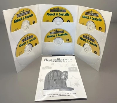 Radio Spirits Golden Age Of Radio Abbott And Costello 12 CD Set - Imagem 1 de 4