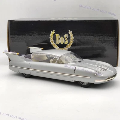 BOS 1/18 Borgward Traumwagen 1955 Silver BOS052 Resin Model Car Limited Used - Image 1 of 4
