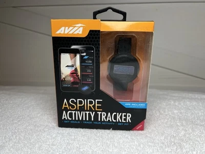 Трекер спортивной активности AVIA Aspire AV-CF2003B с приложением в комплекте черный новый - Изображение 1 из 4