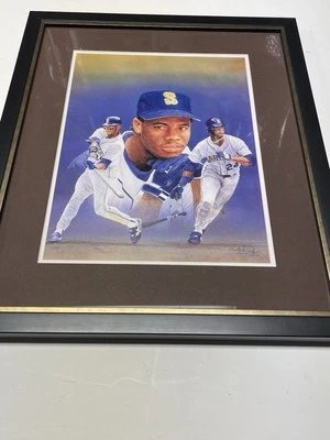 Griffey Jr 1991 Chris Paluso Legends Original Aprox 14” X 17”. 40% Off Tees/Hats - Image 1 of 4