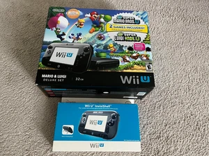 Nintendo Wii U Mario & Luigi Deluxe Set 32 GB Black Console  - Foto 1 di 6