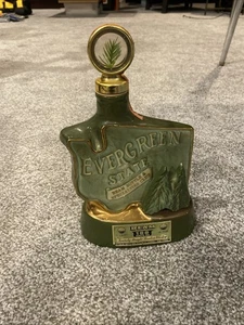 1974 Washington The Evergreen State Jim Beam Dekanter Kiefern Bargeschirr 10,5 Zoll - Bild 1 von 9