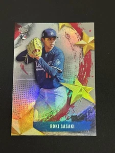 2025 Topps Series 2 Roki Sasaki Rookie Stars Of MLB #SMLB-53 LA Dodgers RC (W) - Foto 1 di 2