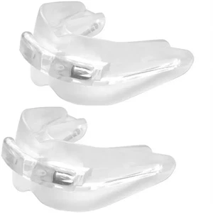 2 Stück Everlast Zahnschutz Mundschutz Double Boxen MMA Kampfsport Transparent - Bild 1 von 1