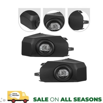 LED Fog Light Daytime Running Light Black Fit For Toyota FJ Cruiser 2007-2014 - Image 1 of 4