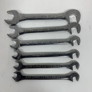 Craftsman 6 Pc Open End Metric Ignition Set 5 - 11 mm 44557 44555 44553 44552 - Picture 1 of 4