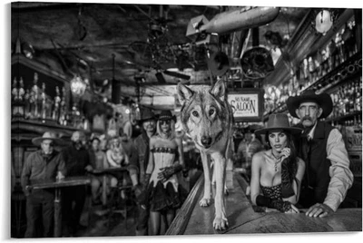 Póster de fotografía artística en blanco y negro del famoso fotógrafo David Yarrow Foto 1 de 3