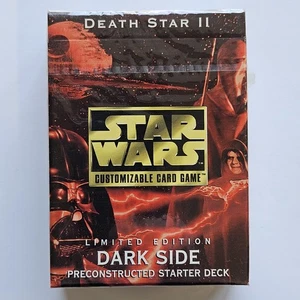 2000 Star Wars Death Star II Dark Side Starter Deck Limited Edition SEALED NEW - Picture 1 of 6