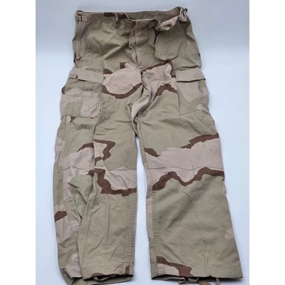 Pantalones cargo militares camuflados del desierto cintura mediana regular 31-35 entrepierna 29-32 Foto 1 de 4