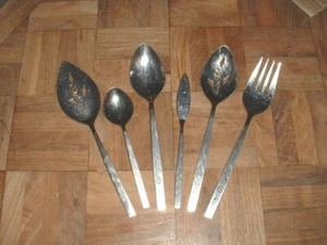 6 Piezas Oneida Oneidacraft Capistrano Artículos de Servir Vajilla de Acero Inoxidable - Imagen 1 de 1