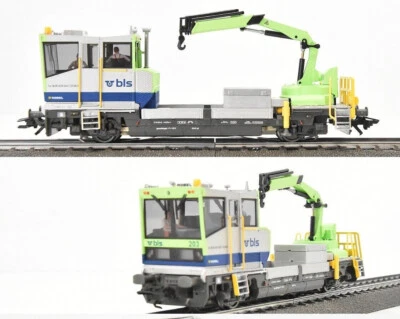 Märklin 39548 Gleiskraftwagen Robel TM235 BLS MFX-Digital Sound Kranfunktion OVP - Bild 1 von 4