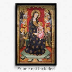 Pere Serra - Virgin of the Angels Print 11x17 Art Poster - Picture 1 of 1