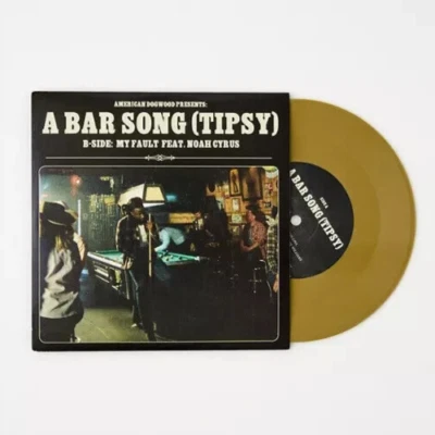 SHABOOZEY 45 RPM 7" - A Bar Song (Tipsy) GOLD VINYL LIMITED TO 2000 COPIES!!! - Image 1 of 4