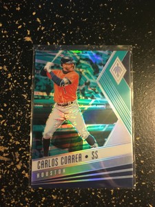 2017 Panini Chronicles Phoenix Carlos Correa 220/299 Aqua Prizm #9 Astros