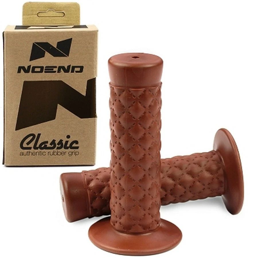 COPPIA MANOPOLE NOEND CLASSIC CUBE CARAMEL TRIUMPH 1200 THRUXTON 2016-2017 - Imagem 1 de 1