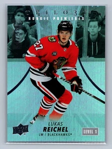 LUKAS REICHEL 2022-23 Trilogy ROOKIE PREMIERES /999 #136 Chicago Blackhawks - Picture 1 of 2