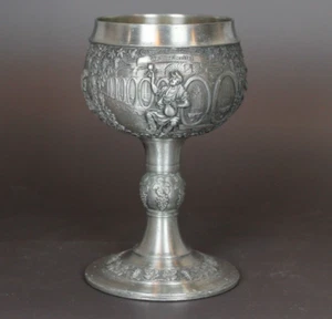 Zinn Becker - Calice da vino in peltro - altezza 5 7/8" - Germania - Foto 1 di 9