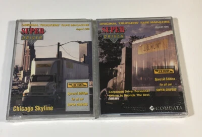 JB Hunt Super Driver Trucker Double Cassette Tapes (2) August 1995 & 1996 New - Image 1 of 4