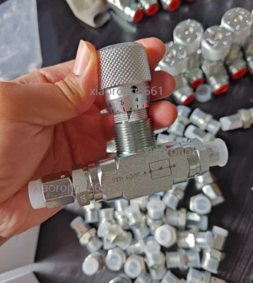 Flow Control bidirectional hydraulic restrictor valve STB-G3/8 W / L08 connector - Image 1 of 2