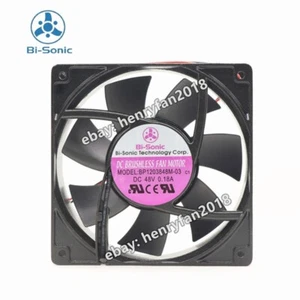 Bi-sonic BP1203848M-03 Axial Fan DC 48V 0.18A 120*120*38MM 2-wire Cooling Fan - Picture 1 of 5