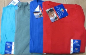 Women Men T-Shirt Fruit of The Loom 3XL 7 Pc 5 colors 100 % Cotton Navy - Picture 1 of 10