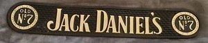 Jack Daniel's Barmatte schwarz alt Nr. 7 Auslaufmatte 21" x 3 1/2" - Bild 1 von 5