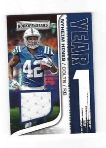 Nyheim Hines 2018 Panini R & S Year 1 Jersey Card. # YD-29, Colts - Picture 1 of 2