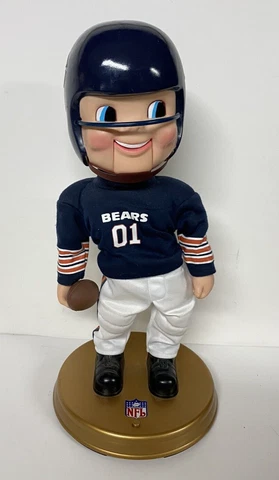 Vintage Gemmy Dancing Chicago Bears Monday Night Football Bobble Head 17" Figure Cover