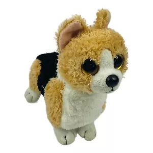 Juguete de peluche Ty Beanie Babies Otis Corgi 7" cachorro perro - Imagen 1 de 10