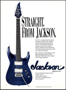 1995 Jackson AT-1 E-Gitarre Werbung 8x11 Original Werbedruck - Bild 1 von 3