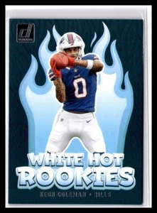 2024 Donruss White Hot Rookies Keon Coleman #WH4 RC - Picture 1 of 2